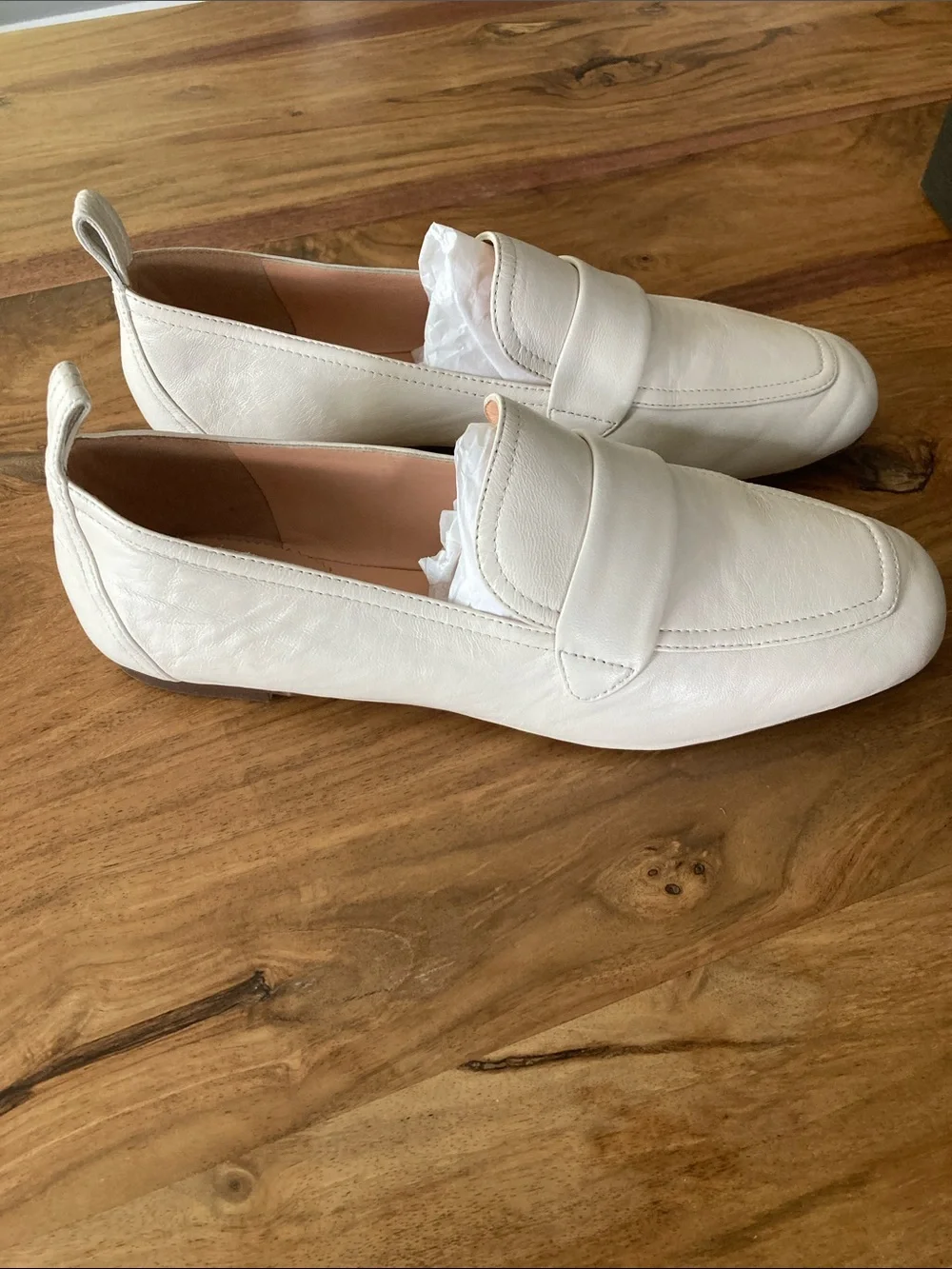 J. Crew Marie Tab Loafer Ivory
